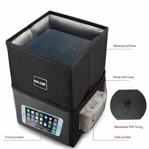 Car trash can with - car,